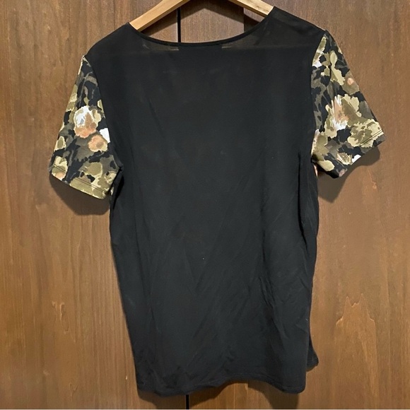 French Connection Floral Blouse Size L - Picture 5 of 6